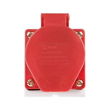 Розетка наружн. уст. 115 16А 3P+PE+N 380В IP44 PROxima EKF ps-115-16-380