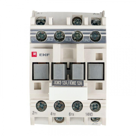 Контактор КМЭ 12А кат. 220В AC 1НЗ EKF ctr-s-12-220-nc