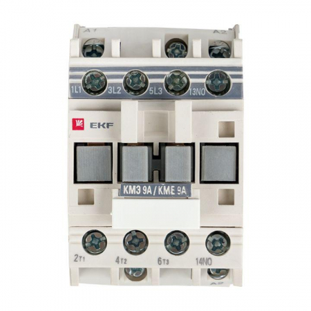Контактор КМЭ 9А кат. 220В AC 1НЗ EKF ctr-s-9-220-nc