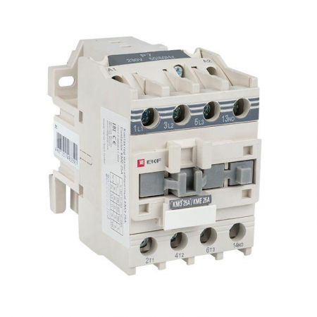Контактор КМЭ 25А кат. 380В AC 1НЗ EKF ctr-s-25-380-nc