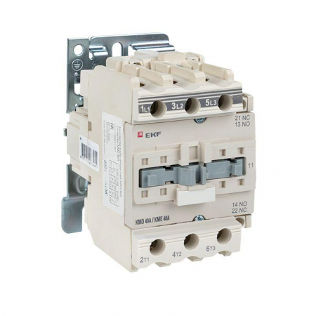 Контактор КМЭ 40А кат. 380В AC 1НО+1НЗ EKF ctr-s-40-380