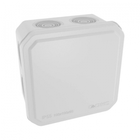 Коробка ответвительная с 8+2 каб. вводами d25/20мм IP55 100х100х50мм DKC 53800