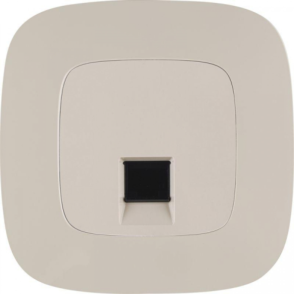 Розетка компьютерная 1-м Valena Allure RJ45 кат.5E UTP с лицев. панелью механизм сл. кость Leg 753840