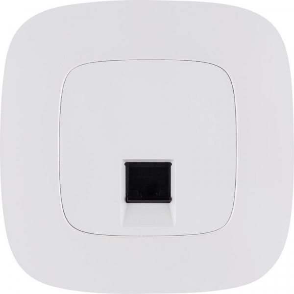 Розетка компьютерная 1-м Valena Allure RJ45 кат.5E UTP с лицев. панелью механизм бел. Leg 753740
