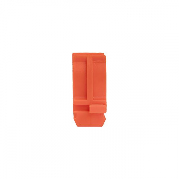Держатель для труб (клипса) d16мм оранж. (уп.10шт) Plast EKF derj-z-16o