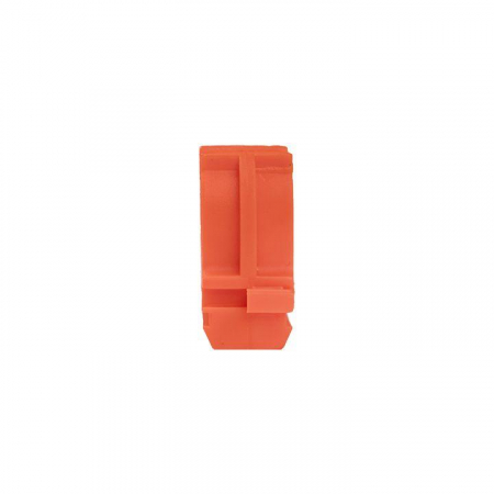 Держатель для труб (клипса) d16мм оранж. (уп.10шт) Plast EKF derj-z-16o