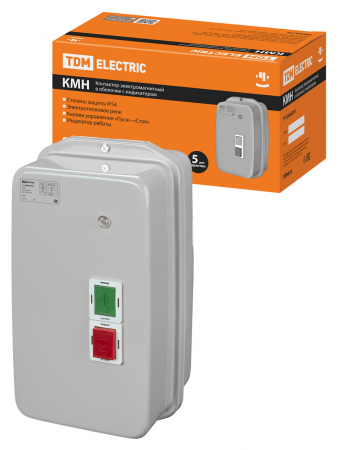 КМН49562 95А в оболочке с индикатором Ue=220В/АС3 IP54 TDM