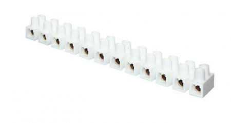 Колодка клеммная 4кв.мм 3А полистирол бел. (уп.10шт) PROxima EKF plc-KK-4-3-ps-w