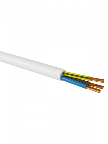 Провод ПРКС 3х1,5(N)-0,38 (100м), белый TDM