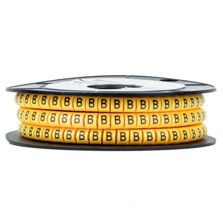Маркер каб. 1.5кв.мм "B" (к-1000ед) (ЕС-0) EKF plc-KM-1.5-B