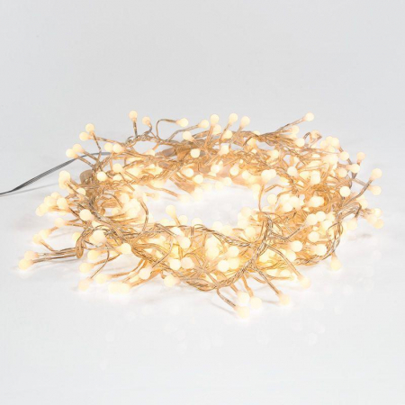 Гирлянда светодиодная "Мишура LED" 3м 288LED желт. 18Вт 220-240В IP20 провод ПВХ прозр. Neon-Night 303-601