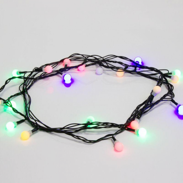 Гирлянда светодиодная "Цветные Шарики" 2.8м 20LED мультиколор 2Вт IP20 Neon-Night 303-060