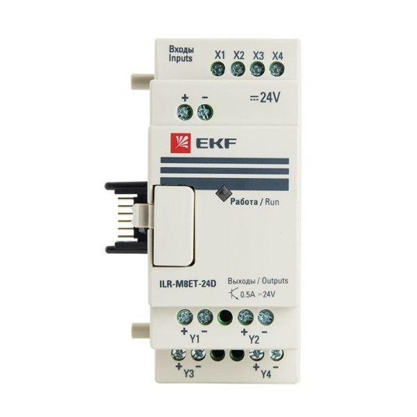 Модуль дискретного входа/выхода транзист. 4/4 24В PRO-Relay PROxima EKF ILR-M8ET-24D