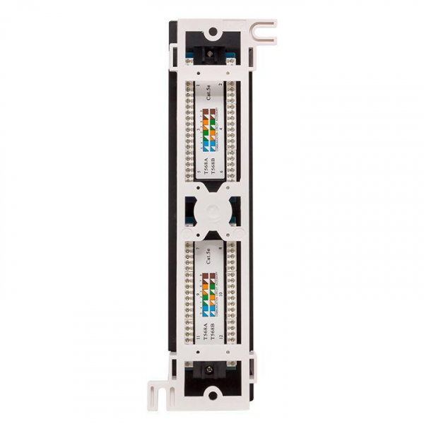 Патч-панель настенная кат.5E UTP неэкранир. 12 портов RJ45 Dual IDC TERACOM PRO EKF TRP-WPP-5EUTP-12
