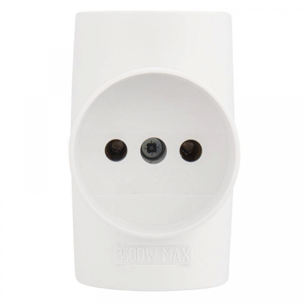 Разветвитель 3-м без заземл. 10А IP20 бел. Rexant 11-1077