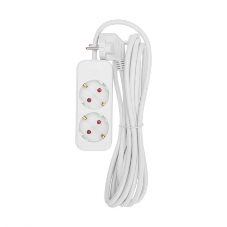 Удлинитель 2х3м с заземл. STANDARD 3х1кв.мм бел. Rexant 13-4004