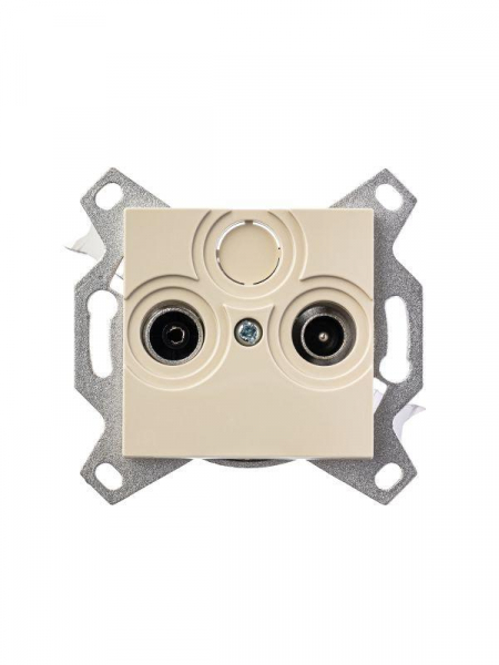 Розетка телевизионная оконечная TV/R Levit сл. кость ABB 2CHH083503A6017