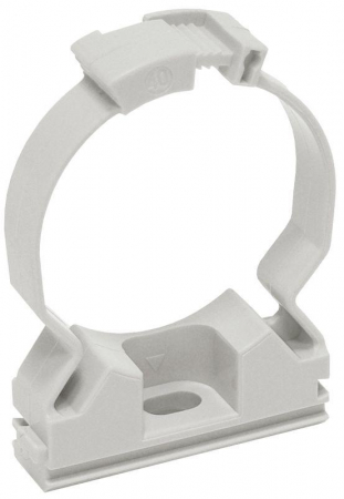 Держатель хомутный для труб CFC32 d32 сер. ELASTA IEK CTA10MP-CFC32-K41-050