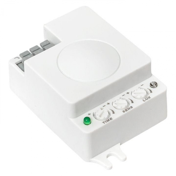 Датчик движения микроволновый MW-706 1200Вт 360град. до 10м IP20 бел. EKF dd-mw-706