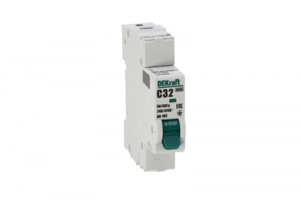 Заглушка клеммная пломбируемая для ВА-103 (уп.2шт) DEKraft 18115DEK