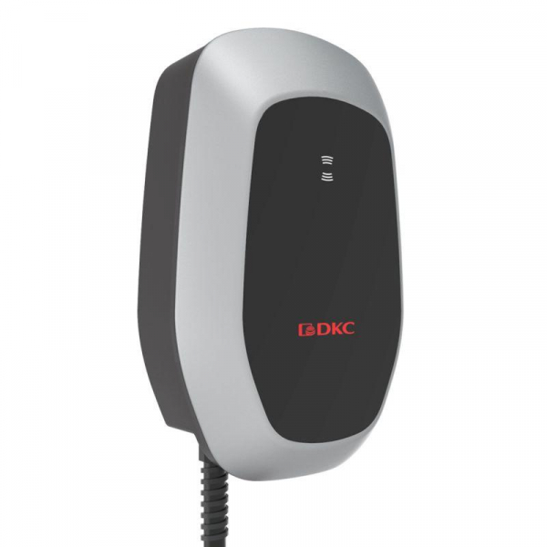 Станция зарядная переменного тока (AC) - EOS Charge 7.4кВт T2C 5м - RFID - WiFi - LAN - Power Meter DKC EC7CMETS