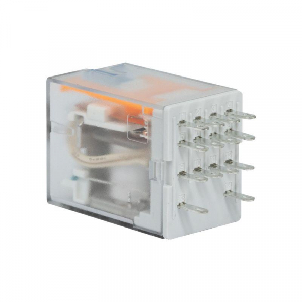 Реле одиночное 220В DC 4 перекидн. контакта DKC IR-220DC-4CO-D