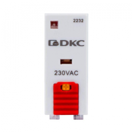Реле одиночное 230В AC 2 прекидн. контакта DKC IR-230AC-2CO-D