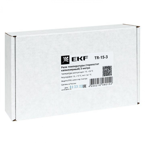 Реле температуры (термостат капиллярный) 3м TR-15-3 EKF TR-15-3