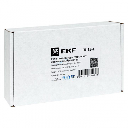 Реле температуры (термостат капиллярный) 4м TR-15-4 EKF TR-15-4