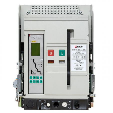 Выключатель автоматический 3п 1600/1600А 65кА ВА-450 выкат. v2 EKF mccb450-1600-1600v-v2