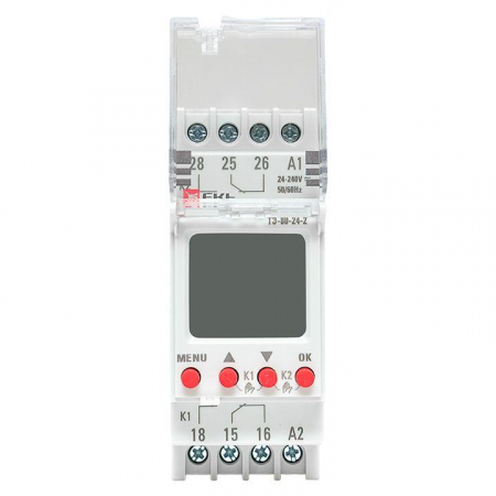 Таймер электронный двухканальный ТЭ-80 24-230В EKF te-80-24-2