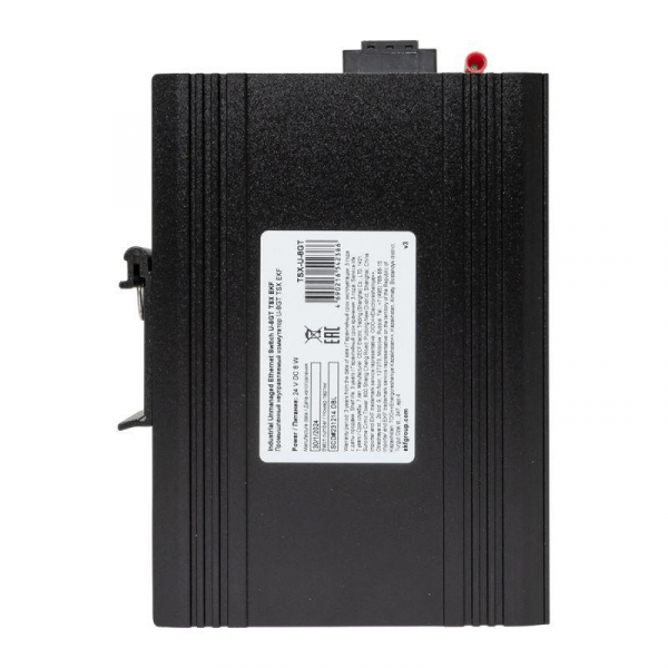 Коммутатор неуправляемый промышленный U-8GT 8 портов 10/100/1000Base-T(X) RJ45 монтаж на DIN-рейку TSX EKF TSX-U-8GT