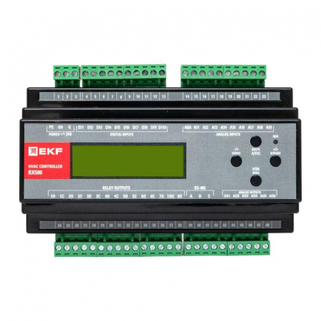 Контроллер конфигурируемый для систем отопления и ГВС EKF RX500-H