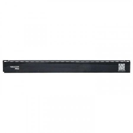Органайзер кабельный TERACOM PRO с крышкой 19дюйм 1U пластик. черн. EKF TRP-1CORF-PL-BK