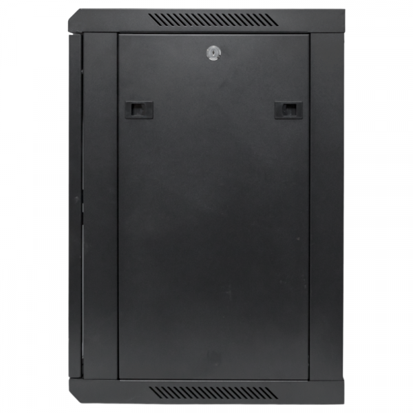 Шкаф настенный 19дюйм TERACOM PRO 12U 600600мм дверь стеклянная с замком-ручкой черн. EKF TRP-WLL-1266-40B