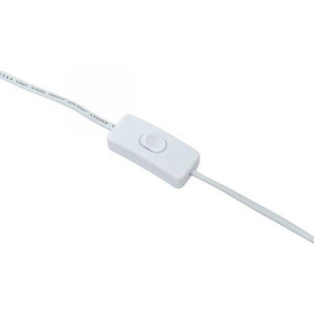 Шнур для бра с выключателем 2м 2х0.5кв.мм EKF ASB-610