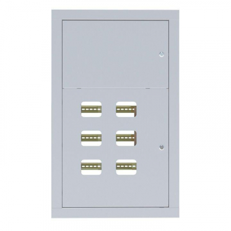 Щит этажный ЩЭ 6кв. без слабот. отсека (1010х650х160) IP31 PROxima EKF mb10-v-6r