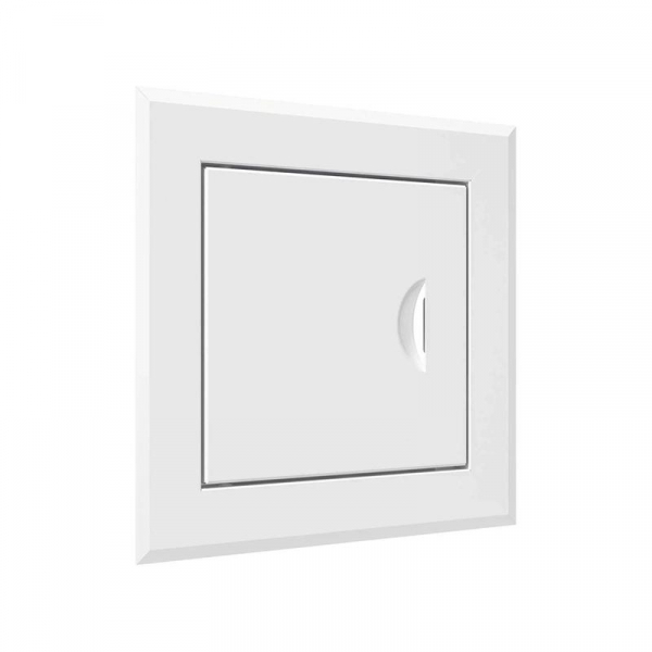 Люк-дверца ревизионная 360х560мм фланец 300х500мм с ручкой сталь покрытие - полимер EVECS ЛТ3050Мп