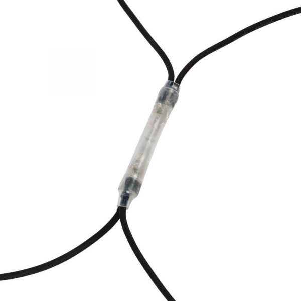 Гирлянда светодиодная "Сеть" 2х4м 560LED бел. 50Вт 220-240В IP67 провод каучук черн. Neon-Night 217-135