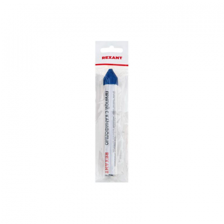 Припой с канифолью 20гр. d1.0мм (Sn60 Pb40 Flux 2.2%) REXANT 09-3103