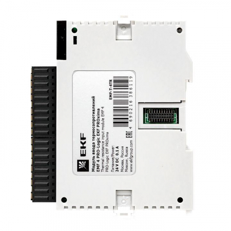 Модуль ввода термосопротивлений EMF 4 PRO-Logic (без поверки) PROxima EKF EMF-T-4TR