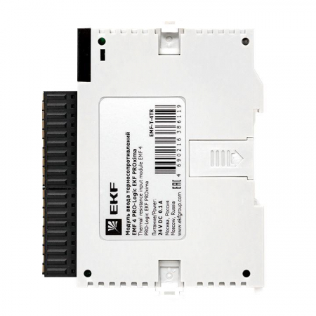 Модуль ввода термосопротивлений EMF 4 PRO-Logic (без поверки) PROxima EKF EMF-T-4TR