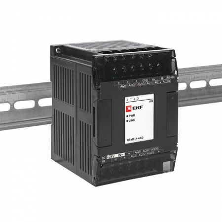Модуль аналогового вывода REMF 4 PRO-Logic (без поверки) EKF REMF-A-4AO