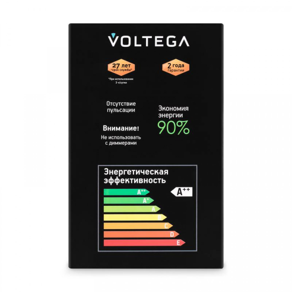 Лампа светодиодная филаментная Loft 271 G125 4Вт 2700К E27 Voltega 8522