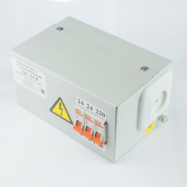 Ящик с понижающим трансформатором ЯТП 0.25 220/24В (2 авт. выкл.) Кострома ОС0000003630