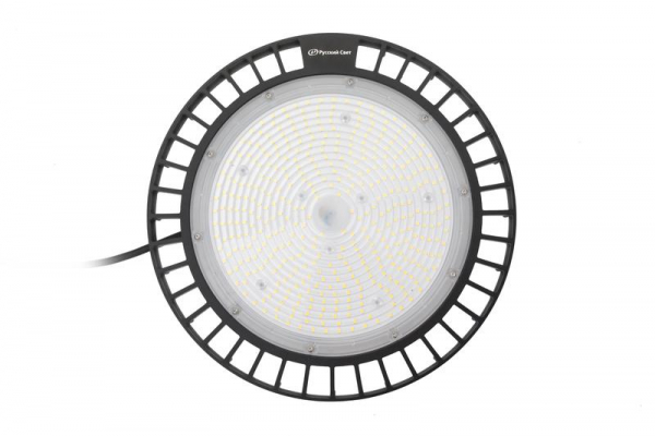 Светильник светодиодный ДСП IB 10 S 150W W 850 BK D298xH112мм 150Вт 5000К IP65 High Bay подвес черн. Русский Свет 16091023049