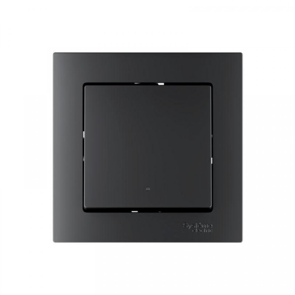 Выключатель 1-кл. AtlasDesign Smart 10А (сх. 1) L+N с подсветкой Zigbee механизм карбон SE ATN001013Z