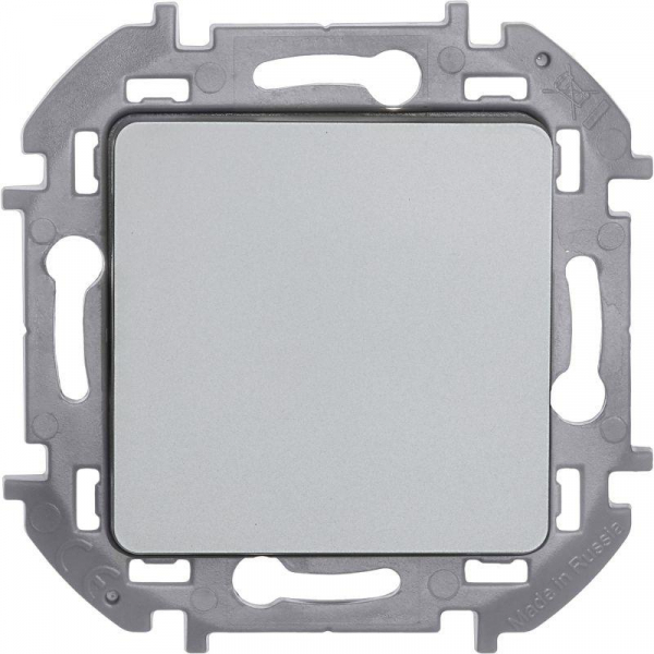 Выключатель 1-кл. Inspiria 10А IP20 250В 10AX механизм алюм. IEK 673602