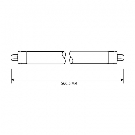 Лампа люминесцентная FT4-20W/54 20Вт T4 6500К G5 Camelion 3373
